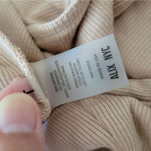 NWT ALIX NYC, monterey bodysuit in fawn, Revolve - Picture 12 of 12
